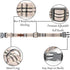 Lionet Paws Dog and Cat Collar with Bowtie, Adjustable Grid Collar for Small Medium Large Dogs