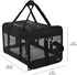 22 19.7Lx12Wx12H Amazon Basics Airline Approved Soft-Sided Mesh Pet Travel Carrier with Shoulder Strap, Removable