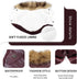 LESYPET Dog Leather Jacket for Small Dogs, Small Dog Coat Double Layer with Warm Fleece Lined, Red Medium