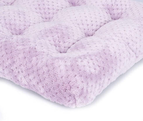WONDER MIRACLE Fuzzy Deluxe Pet Beds, Super Plush Dog or Cat Beds, Machine Wash & Dryer Friendly, 22" x 30", M-Lavender