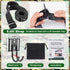 PAMASE Tree Stand Gear Hangers with 3 Metal Hooks, Thick Strap Bow Hanger for Hunting Equipment