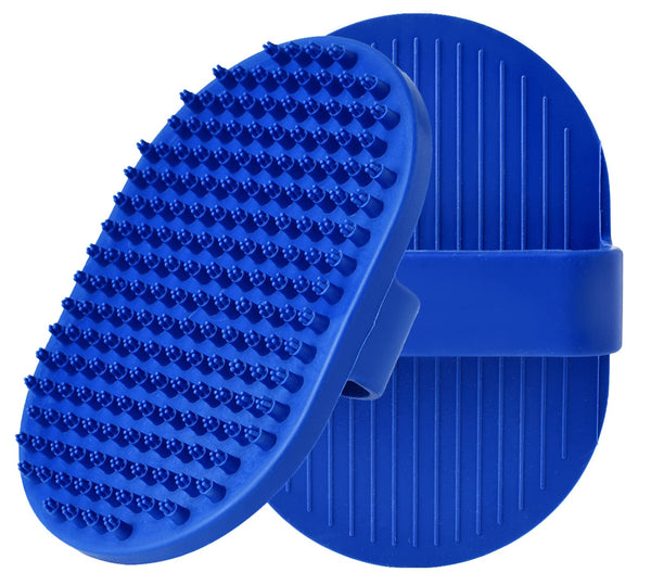 2 Pcs Dog Bath Brush, Rubber Grooming Brush for Short & Long Haired Dogs and Cats, Dog Shampoo Shower