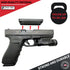 Gun Magnet Mount & Holster for Vehicle and Home, Rubber Coated, 35 Lbs Rated, Concealed Holder for Handgun