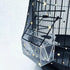 TJCGCKK 2 PCS Mesh Bird Cage Seed Catcher Cover, Birdcage Skirt Guard Mesh Netting Twinkle Star for Round Square Cage