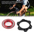VGEBY Disc Brake Center Lock Adapter Set, Aluminum Center-Lock Hubs with 6 Bolts Disc Rotor Adapter (Red+Black)