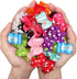 YOY 24 pcs/12 Pairs Adorable Grosgrain Ribbon Pet Dog Hair Bows with Elastic Bands - Grooming Accessories Set