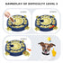 3 4 KADTC Dog Puzzle Toy, Large Size, Levels of Step-by-Step Challenge Ways to Play Beginner to Advanced Slow Feeder