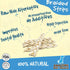 Amazing Dog Treats, Beef Cheek Braids Dog Chew, 6 Inch, 15 Pack, Rawhide Alternative, No Dyes or Chemicals