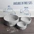 Park Life Designs Large Ceramic Dog Bowl - Durable, Easy-Clean & Dishwasher-Safe for Food & Water, Stylish Gray Dish