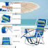 Backpack 4 Backpack Beach Chairs for Adults,Folding Beach Chair, Position Portable Foldable Camping Chair with Headrest