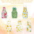 HekouJiub 6Pcs Bird Diaper - Reusable Parrot Diapers with Waterproof Inner, Washable Pet Bird Diapers for Cockatiel