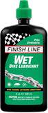 Finish Line Wet Bicycle Chain Lube Long-Lasting Wet Style Lubricant for Road,