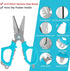 FLISSA Fishing Tool Kit - Fish Gripper, Scale, Scissors, Knife, Pliers & Hook Remover with Safety Lanyard