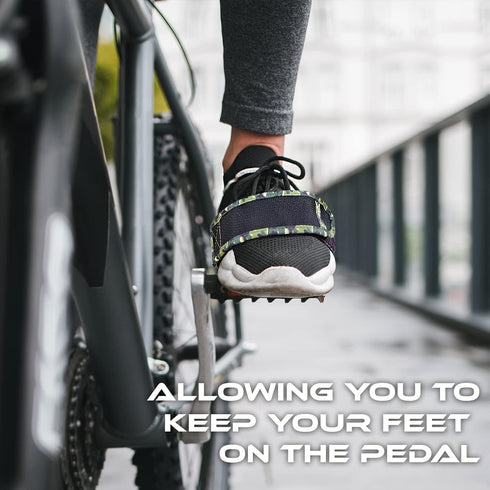 Outdoor Bike Pedal Straps, Toe Clips Straps Tape 2 PCS
