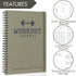 The Ultimate Fitness Journal for Tracking and Crushing Your Gym Goals - Detailed Workout Planner & Log Book For Men and Women - Great Gym Accessories With Calendar, Nutrition & Progress Tracker by ZICOTO