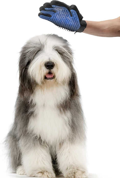 Versatile Pet Grooming Glove - Perfect for Both Dogs & Cats, Long & Short Fur - Your Comfortable, Easy to Clean, Pet Hair Glove | One Right Hand Glove
