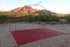 NEAR ZERO Waterproof Camping Tarp - 2 Person Tent Footprint, 6 Oz Ultralight 20D Ripstop Nylon, Red (7x4.2 feet)