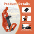 Bazen 4 PCS Shovel Rack- Perfect Overlanding Gear and Off-Road Accessory for Trucks- Securely Mounts on Roof Rack- Tool
