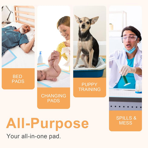 31"x55" 40 Count Pee Pads for Dogs & Cats , Puppy Pads Extra Large, Disposable Thicken Pet Training Pads for Doggie