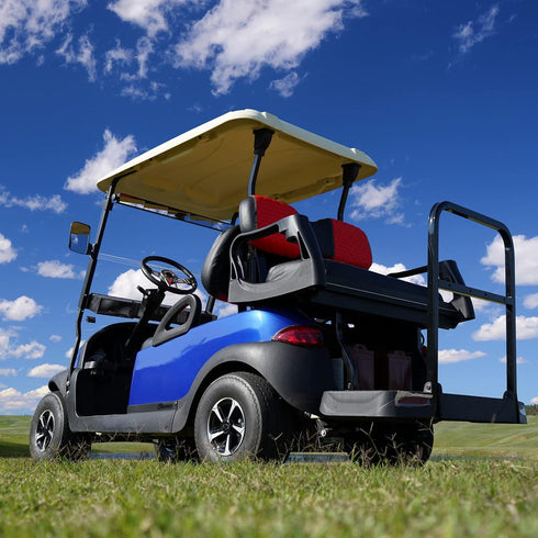 XUANYUDG0769 Golf Cart Seat Covers for EZGO Club Car, Vinyl Leather with Adjustable Straps and Retractable Buckle