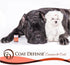 COAT DEFENSE Preventative Powder, 3.5oz Waterless Dog Shampoo & Deodorizer for Smelly Dogs, Made in USA