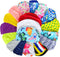 Quality Yes 3Pack Pure Colorful Polyester Cloth Fabric Bathing Caps - Swimming Hats for Water Sports (2 Pure + 1
