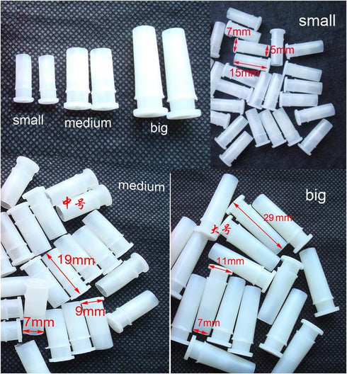 60 pcs Squeakers for Pet Toy Balls Replacement, Pip Squeaky Shoes Squeakers, Toy Repair Noise Maker Insert