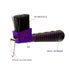 Horse Hoof Pick Brush with Soft Touch Handle, Purple