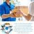 Packs Frozen Dry Ice for Shipping Food, Reusable Cold Ice Sheets for Coolers, Lunch Bag, Flexible Long-Lasting Ice