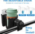 Universal Golf Cart Cup Holder with Phone Holder - Accessories for EZGO/Club Car/Yamaha & Most Golf Carts