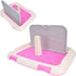 Indoor Potty Tray Indoor Dog Toilet with Fence, Suitable for Small Dogs and Puppies, Designed for Timed Urination