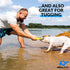 2-in-1 Floating Dog Fetch Toy & Bite Tug - Tough Interactive Throw Toys for Medium to Large Dogs