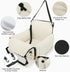 6-in-1 25 lbs, MIXJOY Dog Car Seat for Small/Medium Dogs up to Multi-Functional Dog Carrier for Car with Detachable