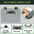 Urgown Magnetic Golf Cart Sun Visor with Scorecard Holder, Universal Front Side Bar Mount, Fits Most Golf Cart Models