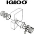 Igloo Replacement Threaded Drain Plug
