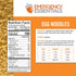 #10 11 30-Year Emergency Essentials Egg Noodle Pasta Can | Long Term Emergency Food Supply | Shelf Stable Survival Meal
