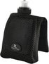 Running Buddy Black Water Bottle Pouch - 4" x 4" with 7 Oz Container - Magnetic Holder for Running & Travel