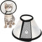 Depets Adjustable Recovery Pet Cone E-Collar for Cats, Kittens, and Rabbits, Neck Girth 6.1 in