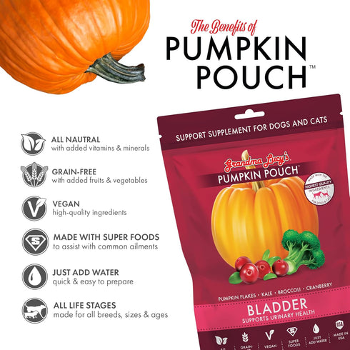 Grandma Lucy's Pumpkin Pouch, 6 oz, Bladder