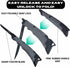 Folding Fillet Knife, 6 Inch Boning Knife, Collapsible Fishing Knife for Meat Cutting, Fishing Gear and Equipment