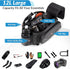 WOTOW 12L Waterproof Bike Rear Rack Bag - Reflective Bicycle Trunk Carrier with Water Bottle Holder, Shoulder Strap