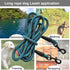 BTINESFUL Tie-Out Check Cord Long Rope Dog Leash, 8ft 12ft 20ft 30ft 50ft for Large Medium Small Dogs