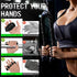 Workout Gloves for Men and Women,Anti-Slip Workout Grips,Rubber Gym Grips Pads for Palm Protection with Storage