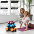 Portzon Weights Dumbbells, Set of 2 Neoprene Dumbbells, 10 Color Options, Anti-Slip Hex Shape