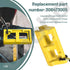 Hydraulic Steering Locks, Yellow, 4" Steer Stop Outboard Hydraulic Steering Lock for Outboard Motor Trailering