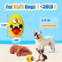 Squeaky Dog Toys for Small Dogs, Mini Dogs, Soft Latex Smile Balls, Egg Dog Toys Balls 6pcs