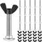 20 Set M6 Pet Carrier Fasteners, Kennel Replacement Bolts and Butterfly Nuts for Pet Carrier Hardware