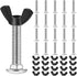 20 Set M6 Pet Carrier Fasteners, Kennel Replacement Bolts and Butterfly Nuts for Pet Carrier Hardware