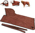 Dam Skerisi Water Absorbent Bathrobe for Dogs and Cats, Wearable Hooded Drying Bath Towel with Belt, Brown, Durably