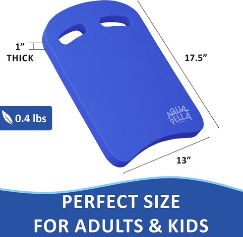VIAHART Aquapella Swimming Kickboard - One Size Fits All - Great Training Aid for Children and Adults